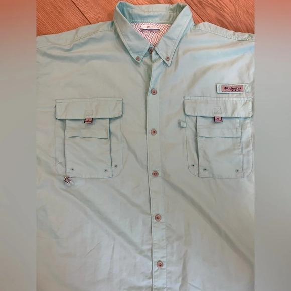 Columbia PFG Button Down Shirt, Size XXL, Good Condition - Picture 7 of 8